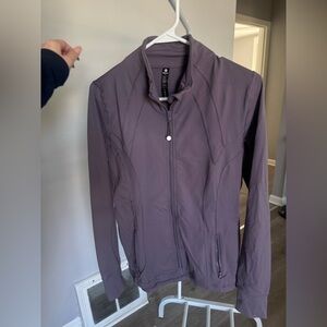 90 Degree By Reflex Plum Full-Zip Utility Jacket